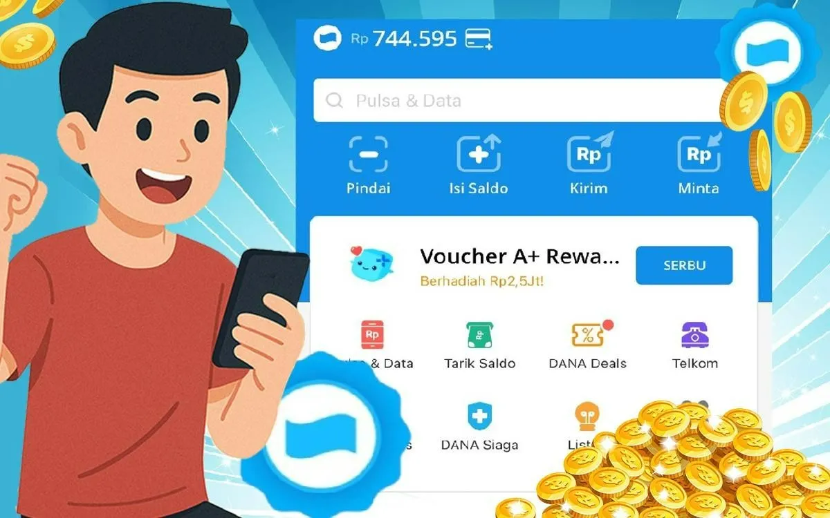DANA Tawarkan Saldo Gratis Rp215.000, Ini Cara Klaim dan Syaratnya