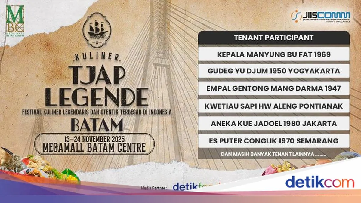 Festival Kuliner Nusantara Tjap Legende Hadir di Batam