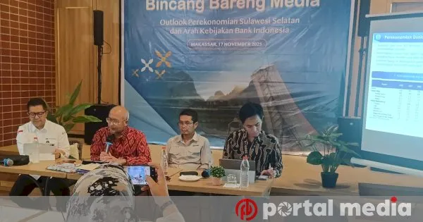 Ekonomi Sulsel Tumbuh 5,01% pada Triwulan III 2025, BI Proyeksikan Tren Berlanjut