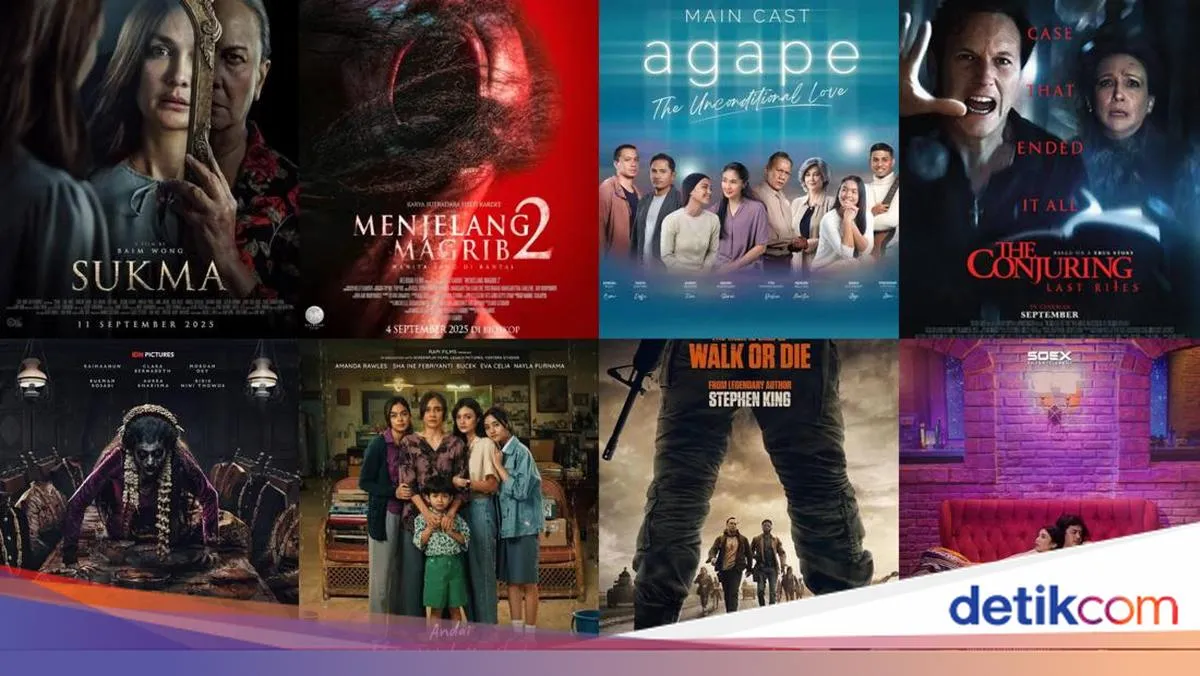 Daftar 15 Film Baru yang Tayang di Bioskop pada September 2025, Disebut Didominasi Horor