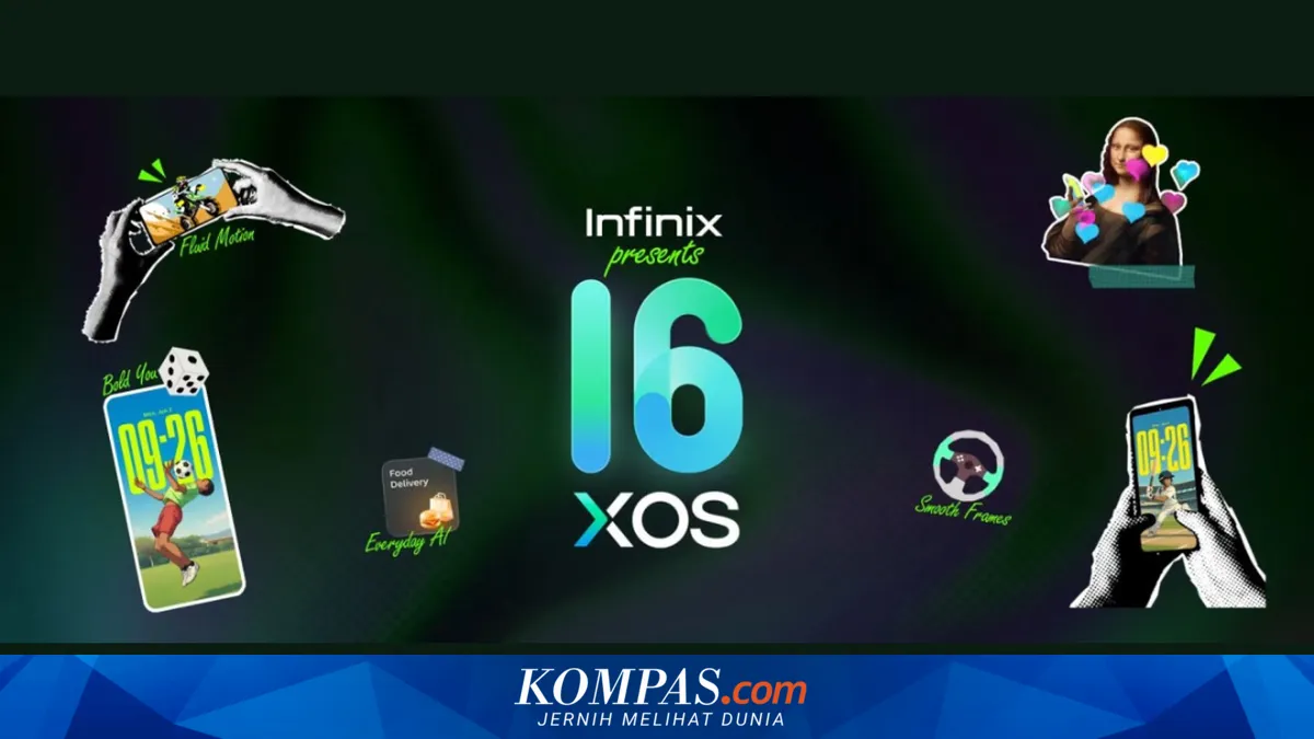 Infinix Rilis XOS 16 Berbasis Android 16, Bawa Desain Glow-space dan Deretan Fitur AI