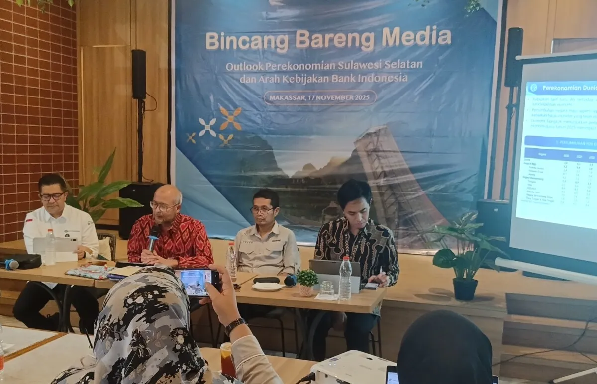 Ekonomi Sulsel Tumbuh 5,01% pada Triwulan III-2025, BI Prediksi Tren Berlanjut hingga Akhir Tahun
