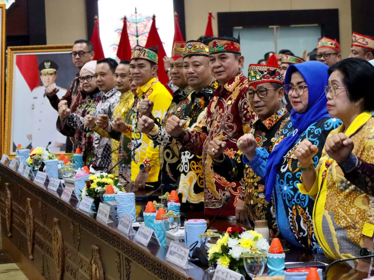 Bupati Barito Timur Hadiri Rakor Pertanahan dan Tata Ruang Dipimpin Menteri ATR/BPN di Palangka Raya