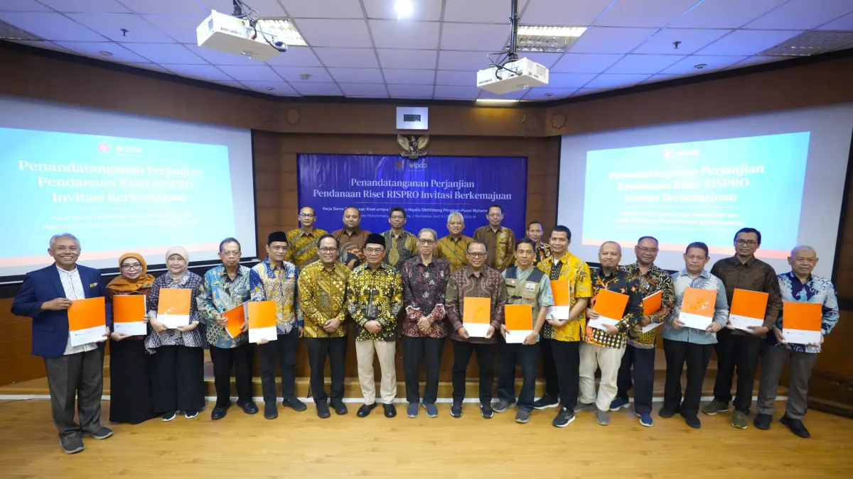 LPDP dan Muhammadiyah Danai 26 Proposal Riset lewat Skema RISPRO Invitasi Berkemajuan