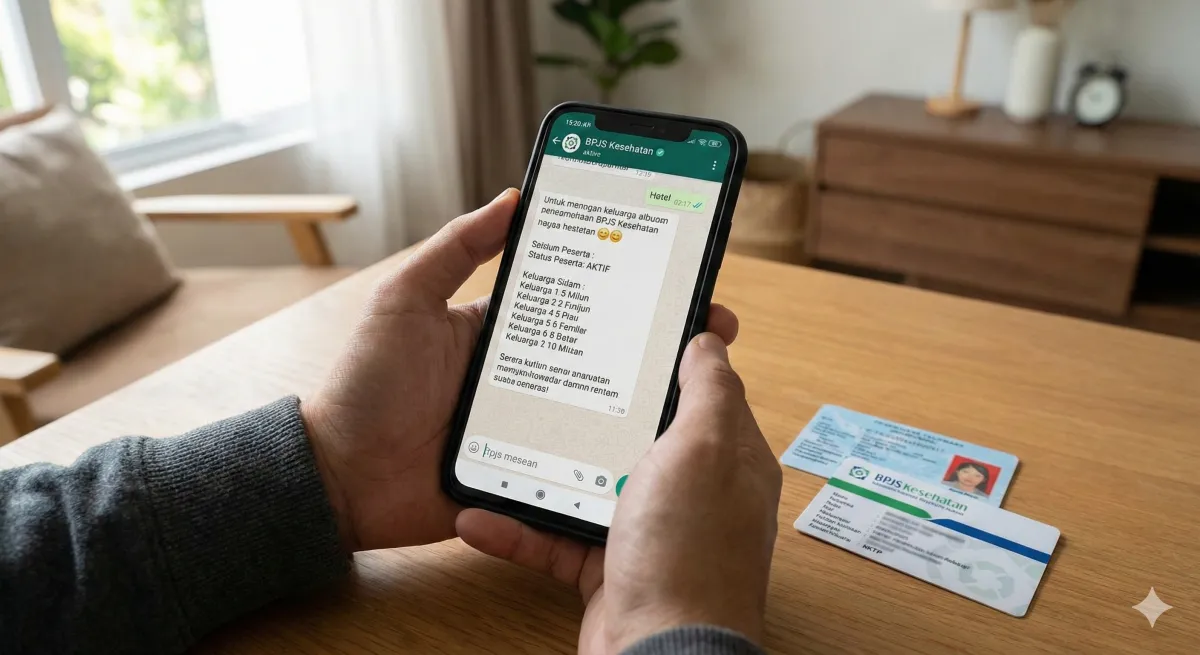 Cara Cek Status Kepesertaan BPJS Kesehatan Lewat WhatsApp Tanpa Aplikasi Tambahan