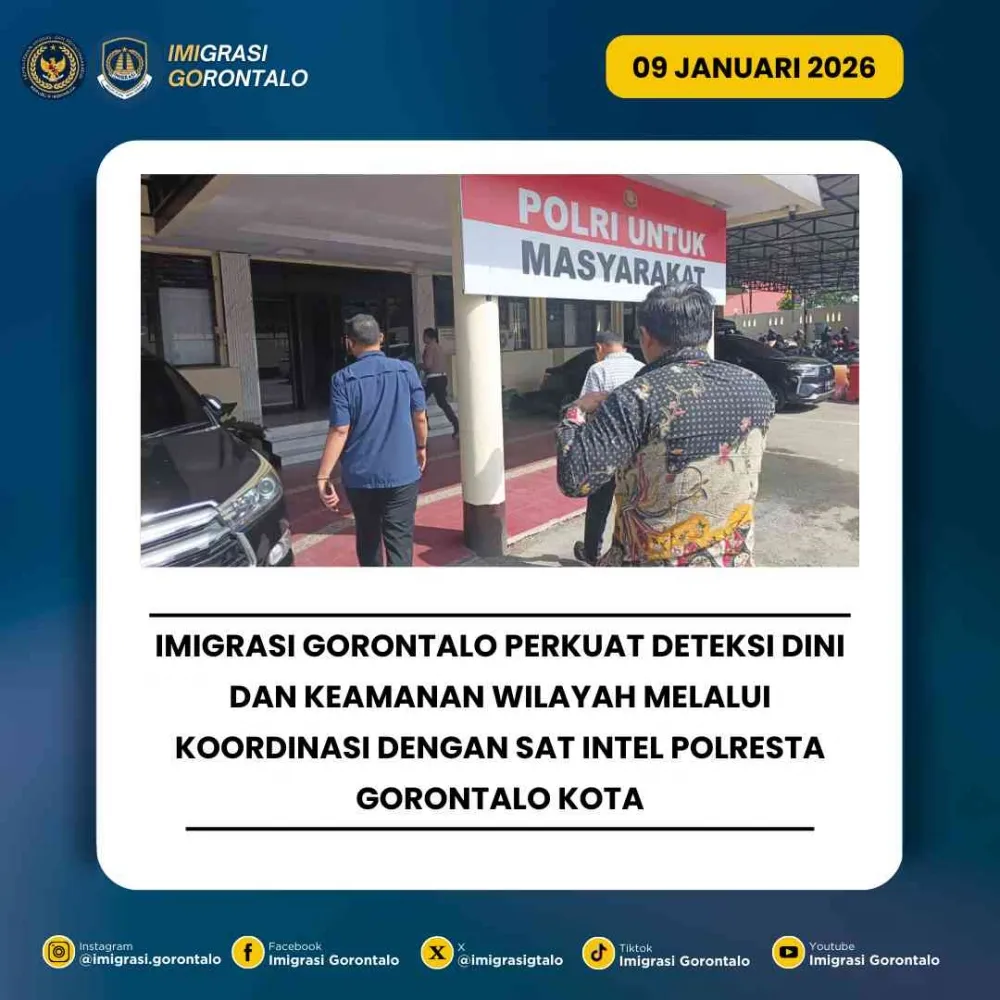 Jejak Perkembangan Kantor Imigrasi Kelas I TPI Gorontalo sejak 2003