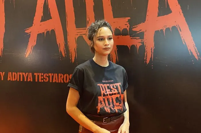 Lutesha Cerita Cara Bangkitkan Rasa Takut untuk Film Horor "Rest Area" dengan Membayangkan Prosesi Pemakaman