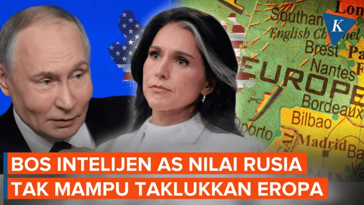 Direktur Intelijen AS Nilai Rusia Tak Mampu Taklukkan Ukraina maupun Eropa