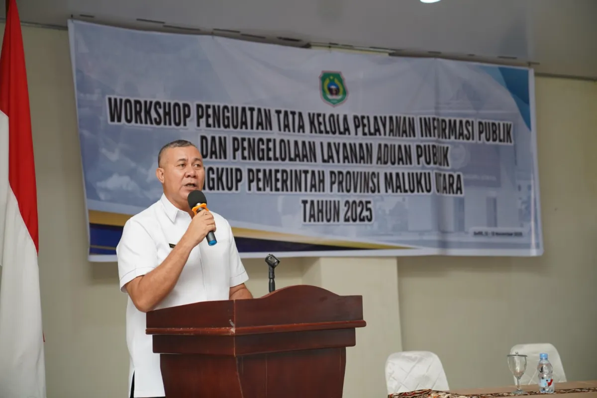 Pemprov Maluku Utara Perkuat PPID lewat Workshop Tata Kelola Informasi Publik dan Layanan Aduan