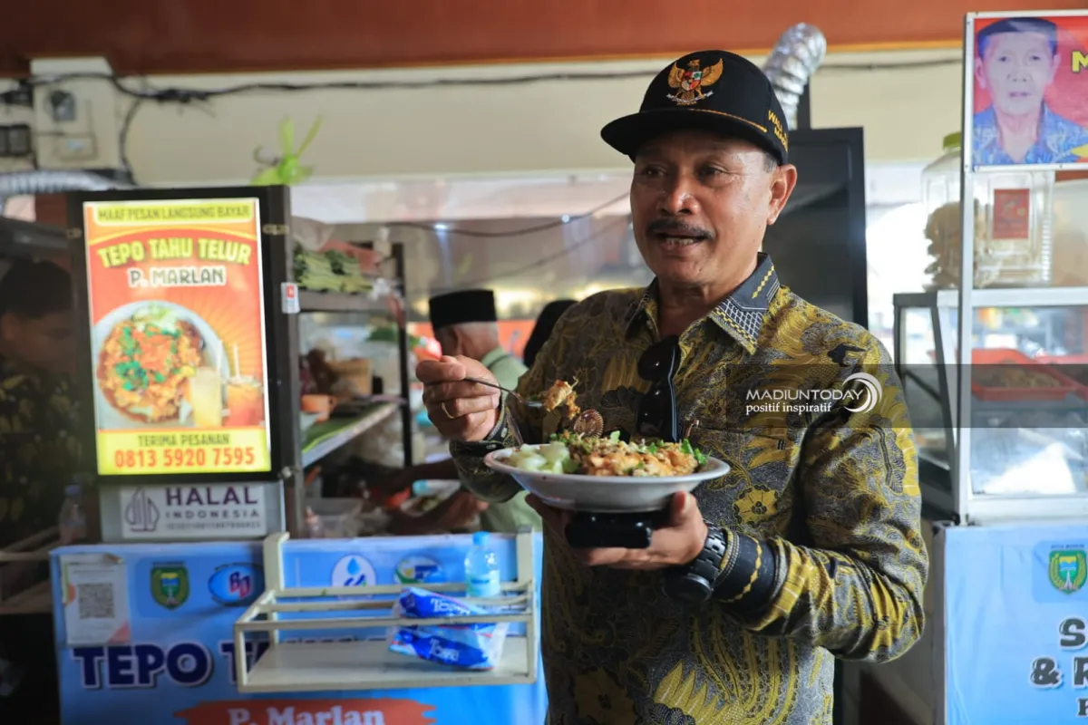 Wali Kota Madiun Ajak Warga Isi Libur Nataru dengan Wisata Kuliner di Pasar Sleko