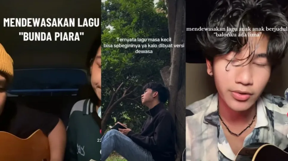 Tren di TikTok: Lagu Anak Diaransemen Ulang Jadi Versi Dewasa yang Lebih Emosional