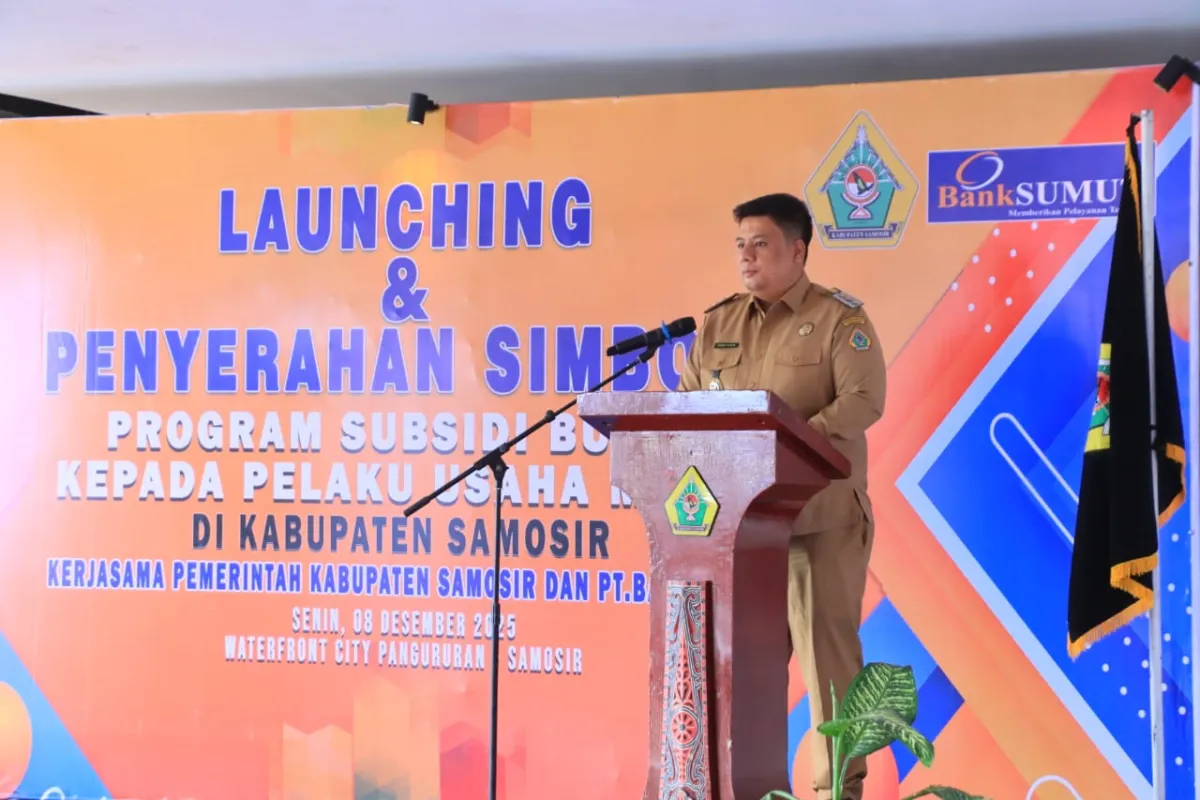 Pemkab Samosir Salurkan Kredit Usaha Mikro Bunga 0 Persen, Klaim Pertama di Sumut