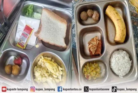 Menu Program Makan Bergizi Gratis di Tanggamus Dikeluhkan, Dinilai Belum Penuhi Standar Gizi