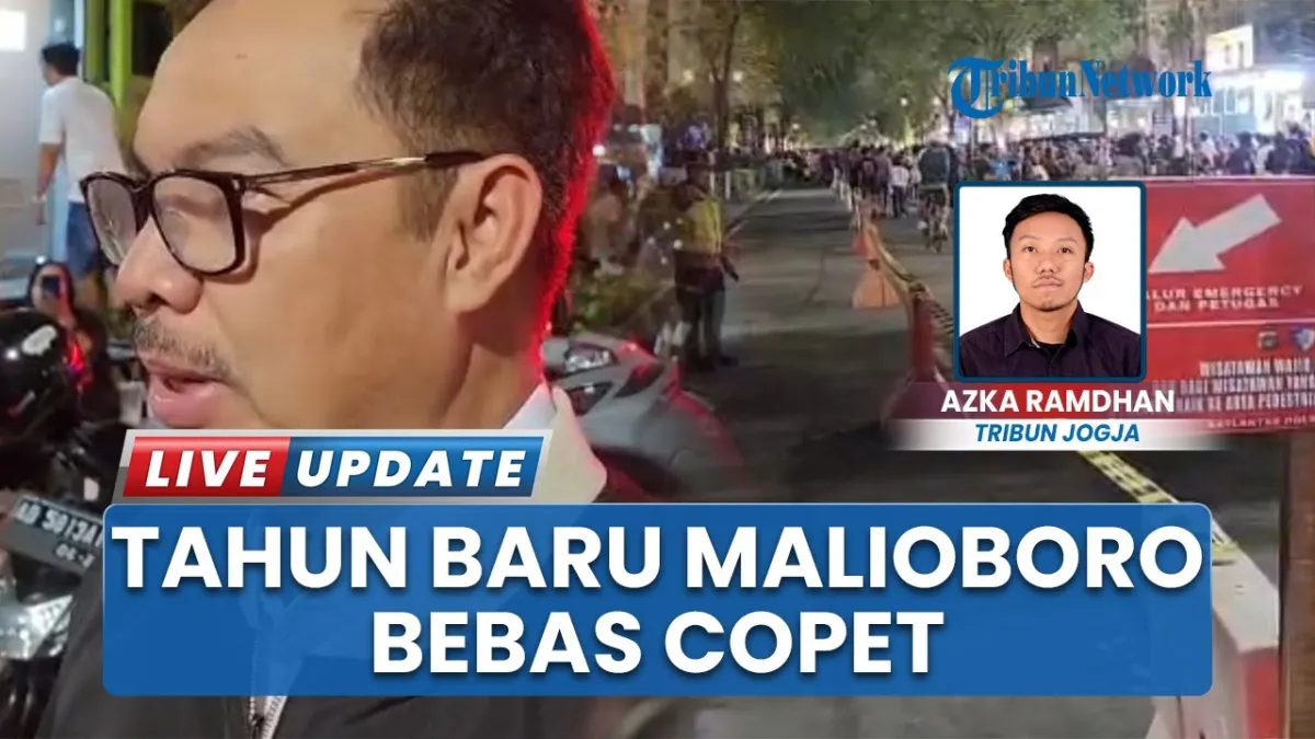 Malioboro Kondusif saat Malam Pergantian Tahun, Kriminalitas Dilaporkan Minim