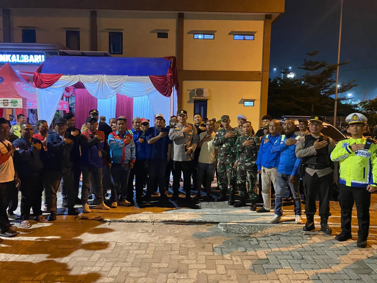 Polres Pelabuhan Tanjung Priok dan TNI Gelar Patroli Skala Besar di Kawasan Pelabuhan