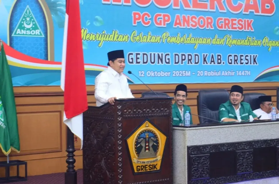 DPRD Gresik Fasilitasi Muskercab GP Ansor, Siap Kolaborasi Program Sosial-Ekonomi