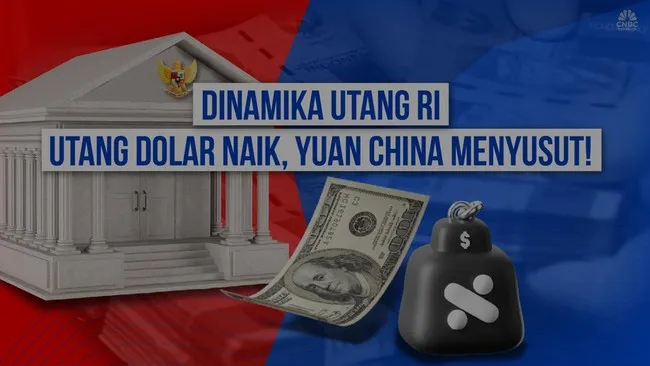 Dinamika Utang Indonesia: Porsi Utang Dolar Naik, Utang dalam Yuan China Menyusut