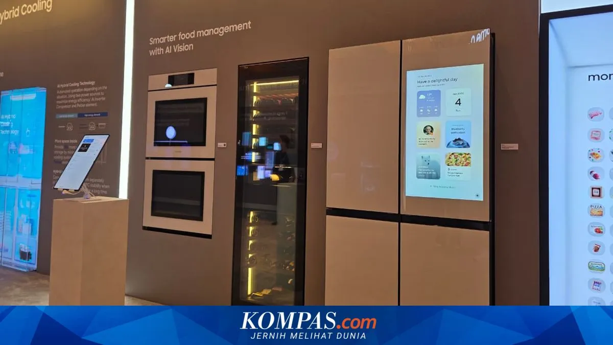 Samsung Pamerkan Bespoke AI Refrigerator Family Hub di CES 2026, Kulkas Pintar dengan Pintu Otomatis Berbasis Suara
