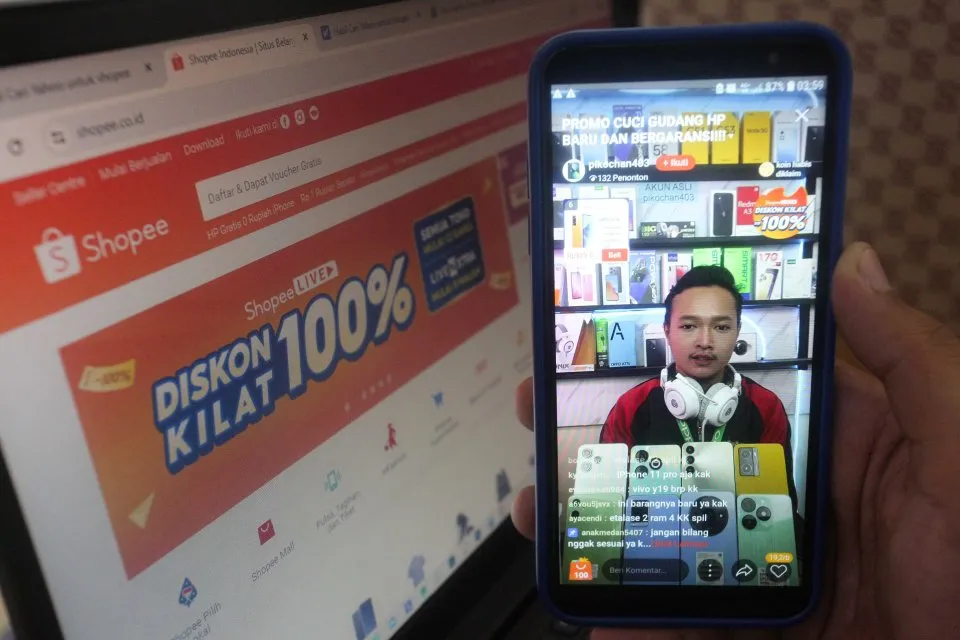 BPS Catat Transaksi Belanja Online Tumbuh 6,19% pada Kuartal III, BI Sebut Nilai E-Commerce Rp 134,67 Miliar