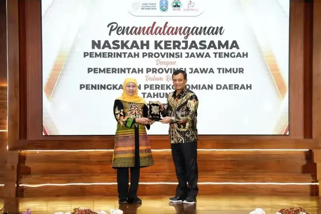 Jateng dan Jatim Tandatangani 10 MoU untuk Perkuat Kerja Sama Ekonomi Regional