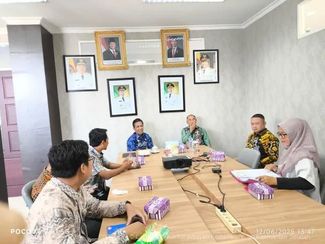 Kemenkum Kalsel dan Pemkab Tapin Perkuat Koordinasi Pembinaan Hukum dan Harmonisasi Regulasi