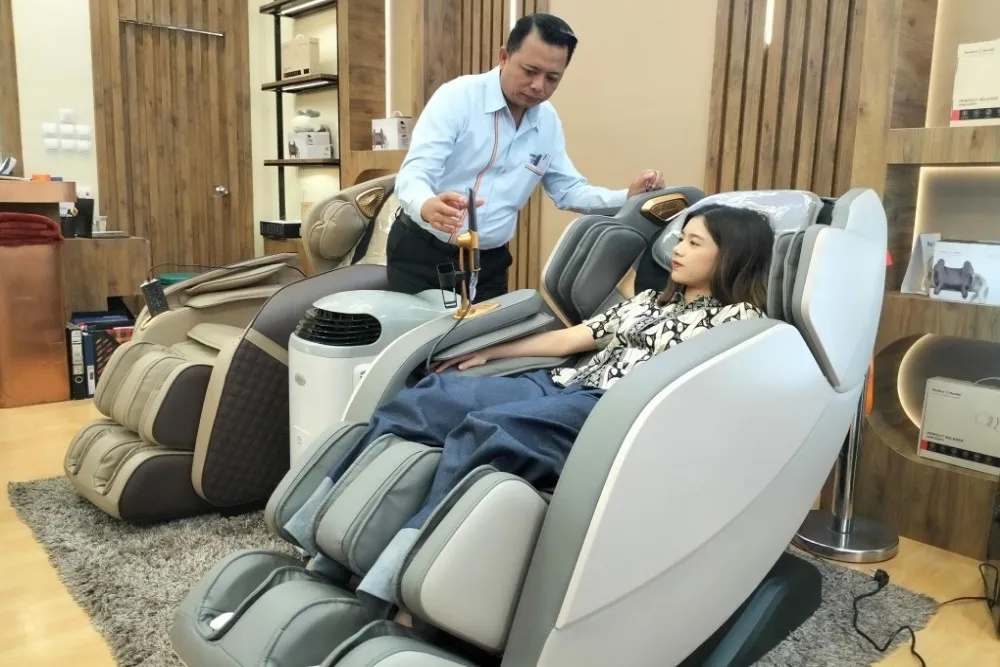 Tren Wellness Naik, Kursi Pijat Berbasis AI Makin Dilirik di Jogja