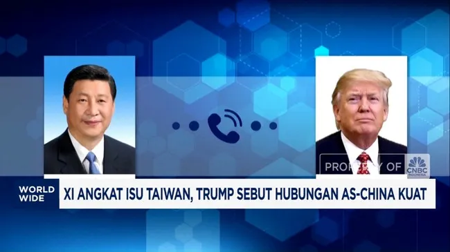 Xi Jinping Bahas Taiwan dalam Panggilan Telepon dengan Donald Trump