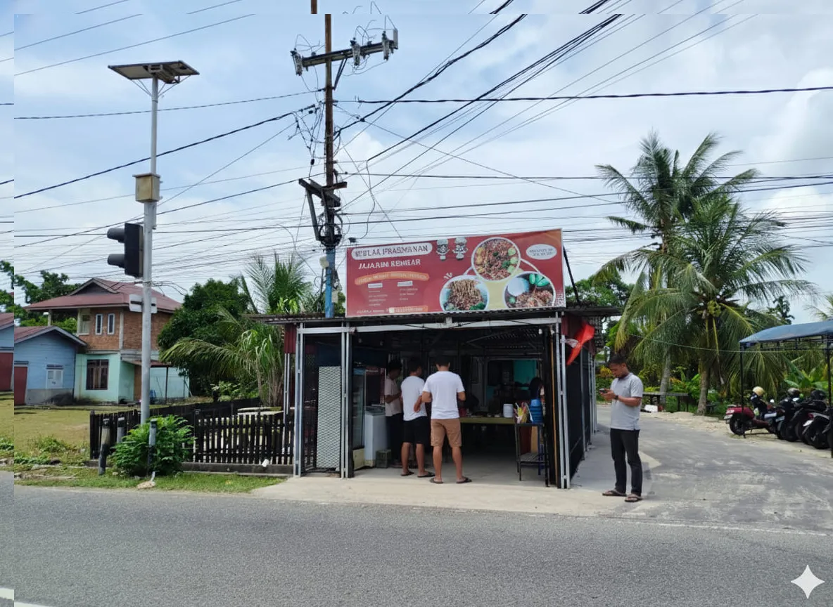 Jajanan Kembar, Dari Gerobak Kecil hingga Dikenal sebagai Seblak Prasmanan di Bengkalis