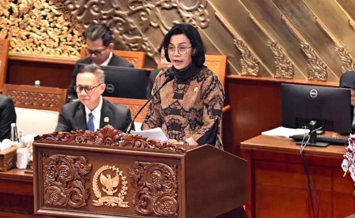 Sri Mulyani Paparkan Kerangka Ekonomi Makro dan Arah Kebijakan Fiskal APBN 2026 di DPR