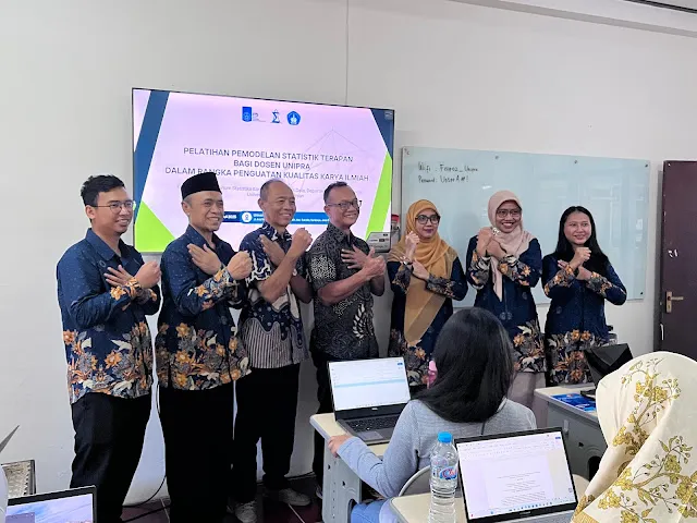 LPPM Unipra Surabaya Gandeng Laboratorium Statistika Komputasi dan Sains Data ITS untuk Tingkatkan Kualitas Penelitian