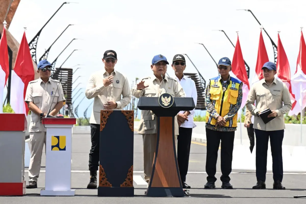 Presiden Prabowo Resmikan Jembatan Kabanaran di Bantul dan Empat Proyek Konektivitas Lain Senilai Rp1,97 Triliun