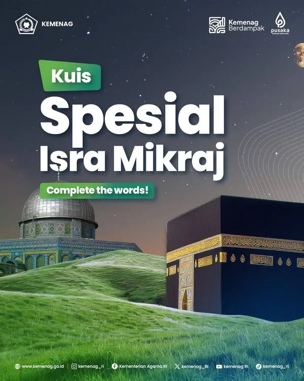 Kemenag Ajak Warganet Ikut Kuis Pengetahuan Isra Mikraj di Facebook