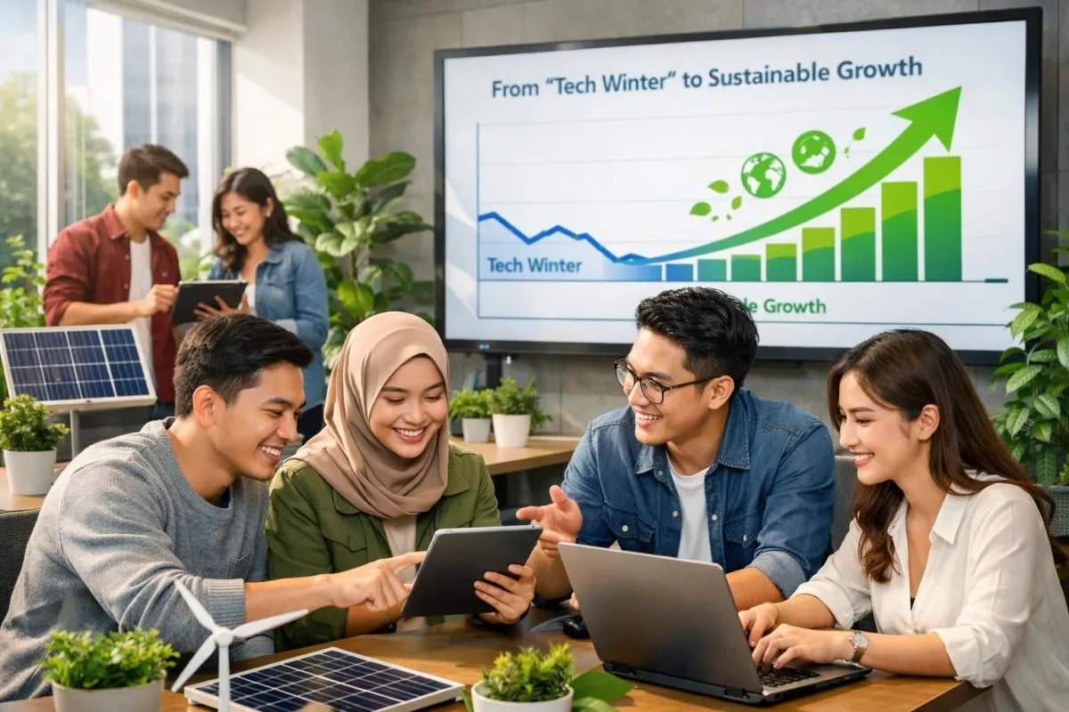 Tech Winter Memaksa Startup Indonesia Beralih dari Pertumbuhan Agresif ke Bisnis Berkelanjutan