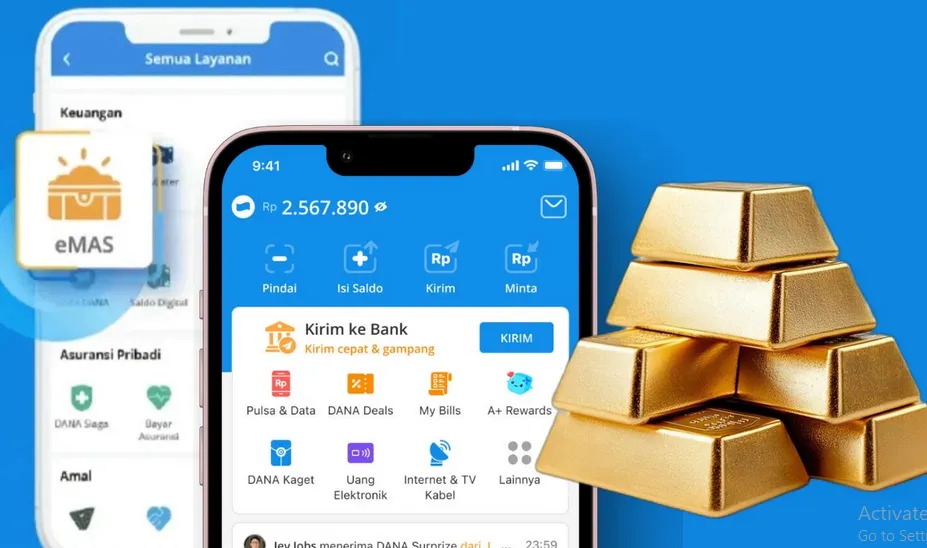 Perbandingan Investasi Emas Digital di DANA dan Emas Fisik: Memahami Mekanisme dan Perbedaannya