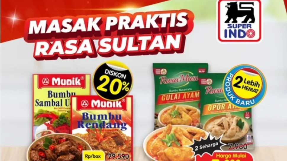 Superindo Gelar Promo Bumbu dan Bahan Masak Jelang Idul Adha 1446 H, Diskon hingga 40%