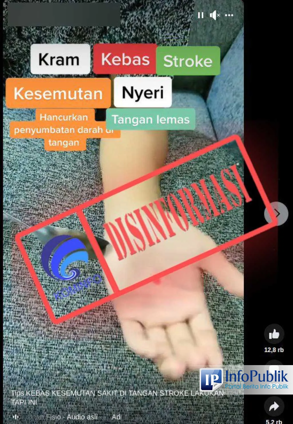 Cek Fakta: Klaim Menepuk Telapak Tangan dengan Sendok Bisa Hilangkan Kesemutan dan Stroke Dinilai Keliru