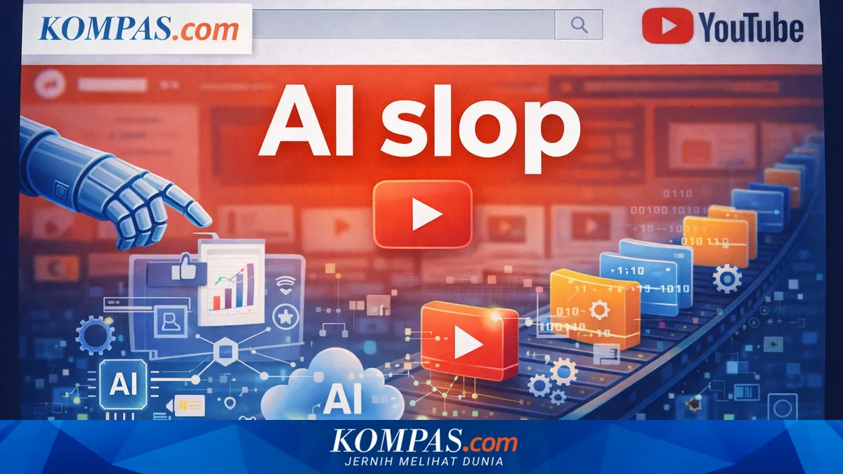 YouTube Janji Tindak Konten "AI Slop" Tahun Ini, Andalkan Moderasi yang Sudah Ada