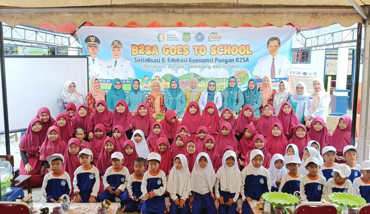 Program B2SA Goes to School di SDN 1 Massepe Gaungkan Pola Makan Sehat Seimbang