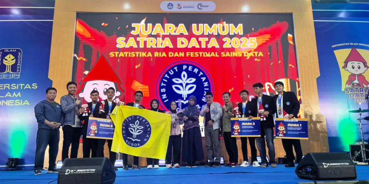 IPB University Kembali Jadi Juara Umum SATRIA DATA 2025
