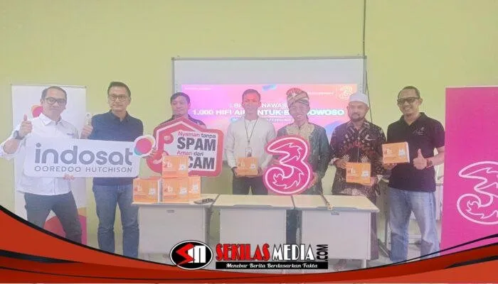 LBH Abu Nawas Gandeng Indosat Ooredoo Hutchison Salurkan 1.000 Wifi Portable Gratis untuk Pelosok Bondowoso