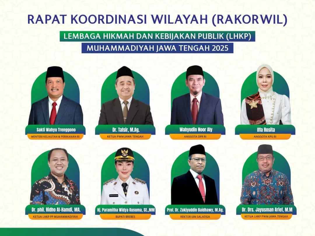 LHKP PWM Jateng Gelar Rakorwil di Brebes, Bahas Isu Politik dan Kebijakan Publik Strategis