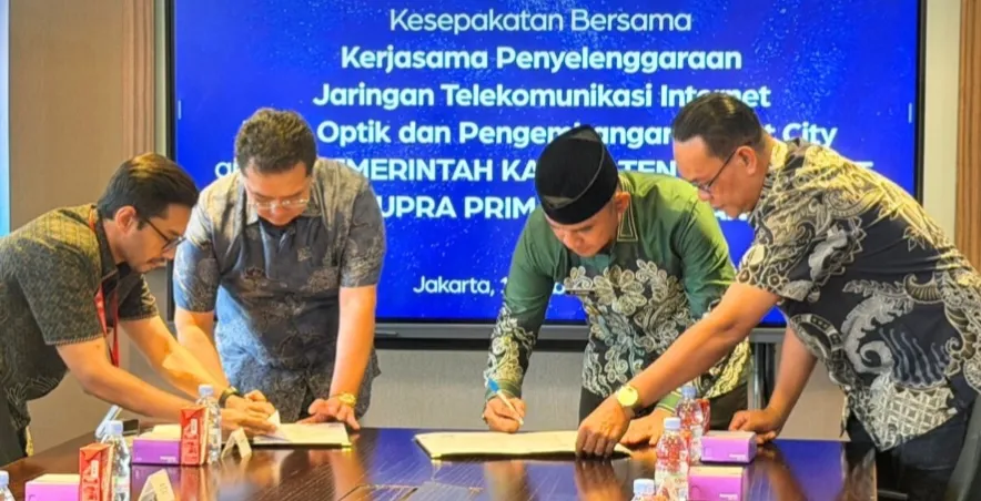 Pemkab Tanah Laut Gandeng Biznet Perluas Internet Fiber Optik dan Dukung Program Smart City