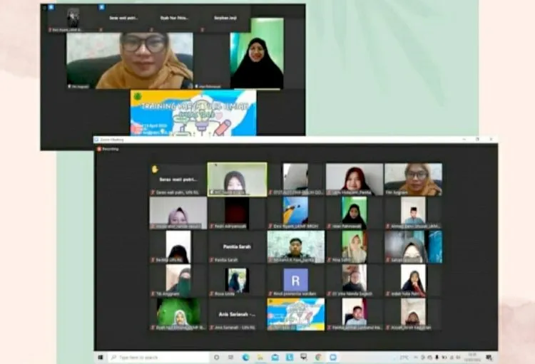 UKMF Ibroh UIN RIL Gelar Pelatihan Penulisan Esai Daring, Diikuti 84 Peserta