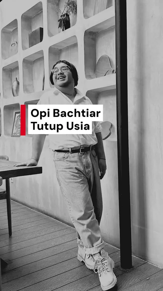 Aktor dan Desainer Fashion Opi Bachtiar Meninggal Dunia di Usia 43 Tahun