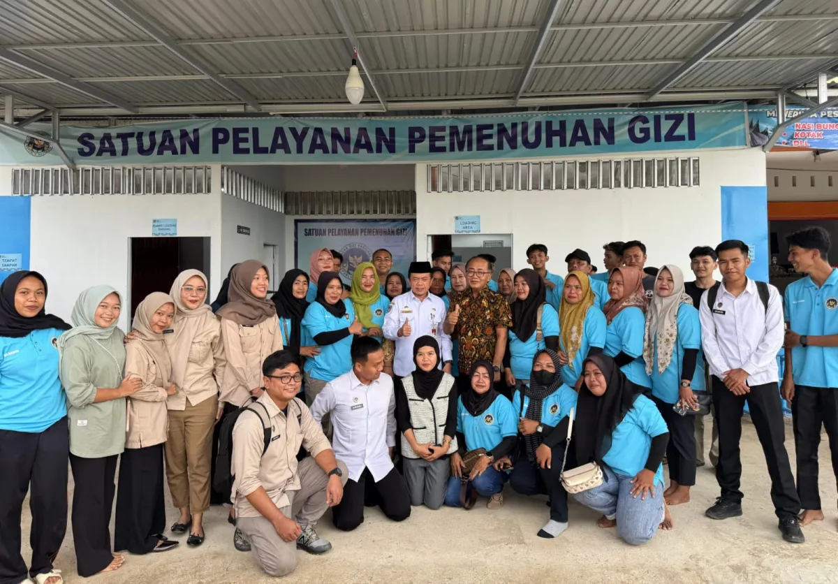 Al Haris Tinjau Dapur MBG di Pemayung, Minta Bahan Baku Dipasok dari Petani Jambi