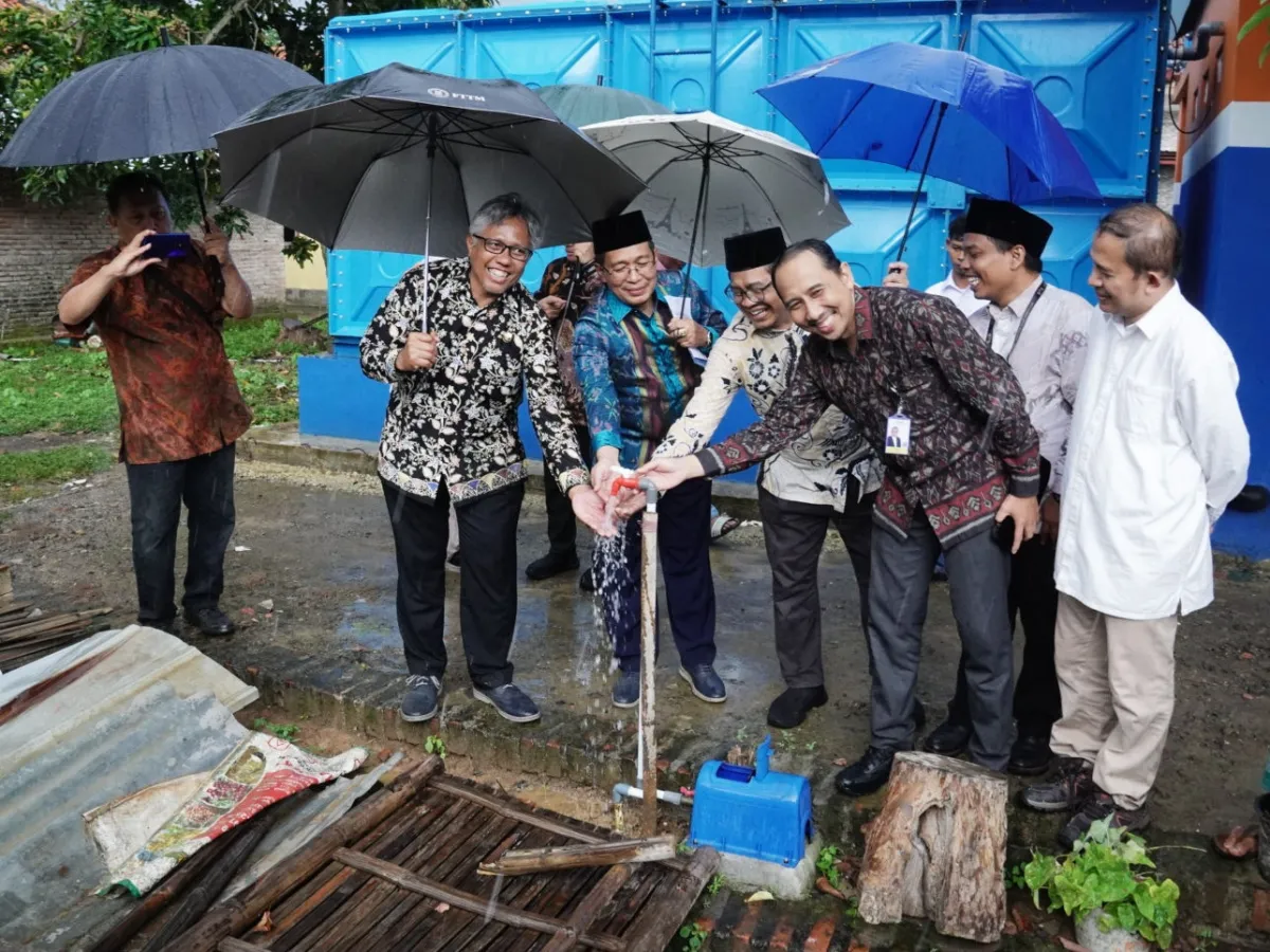 Program Air Bersih di Desa Guwa Lor Diresmikan, ITB dan Mitra Manfaatkan Dana Zakat, Infak, dan Sedekah