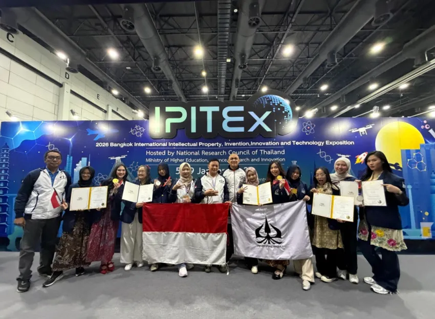 Mahasiswa Universitas Trisakti Raih Tiga Emas di IPITEX 2026 Bangkok