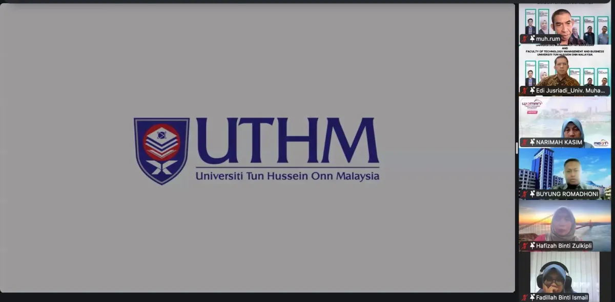 FEB Unismuh Makassar dan UTHM Gelar Kuliah Tamu Internasional Bahas Strategi Pemasaran Digital