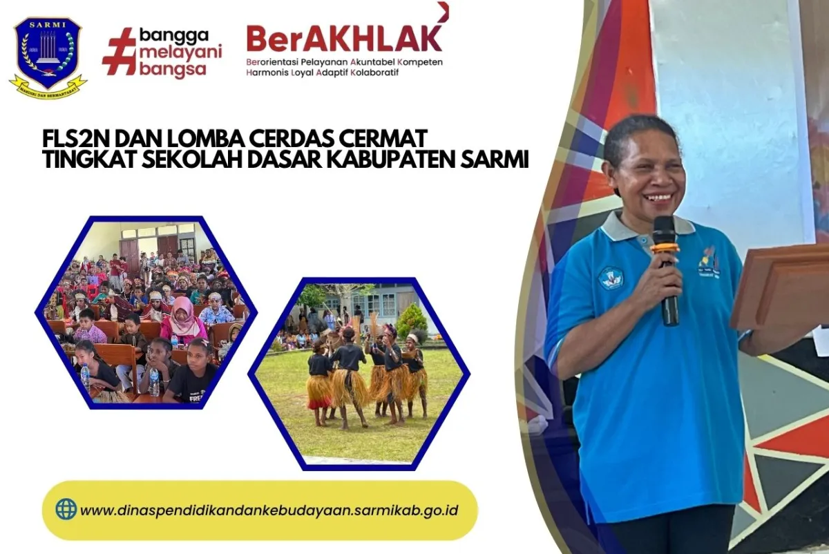 Disdikbud Sarmi Gelar FLS2N dan Lomba Cerdas Cermat SD dalam Rangka HUT ke-80 RI