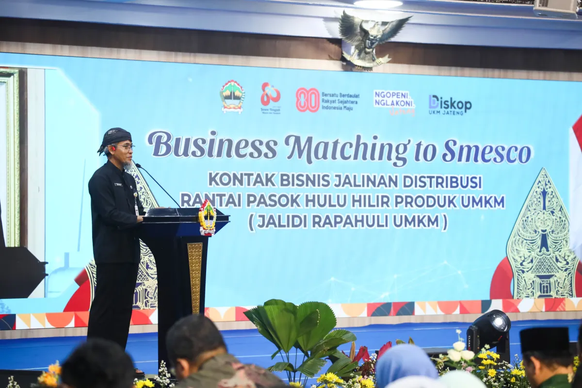 Pemprov Jateng Gelar Business Matching, Perkuat Jejaring UMKM dengan Industri dan Pembeli